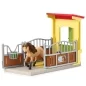 Mobile Preview: Schleich Pony Box with Icelandic Horse Stallion