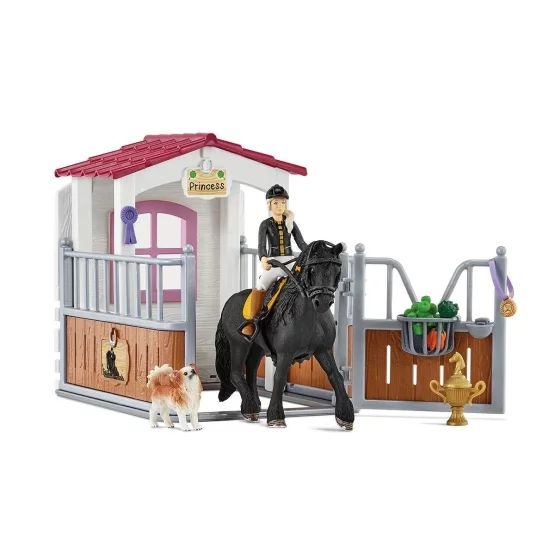 Schleich horse box with Tori & Princess