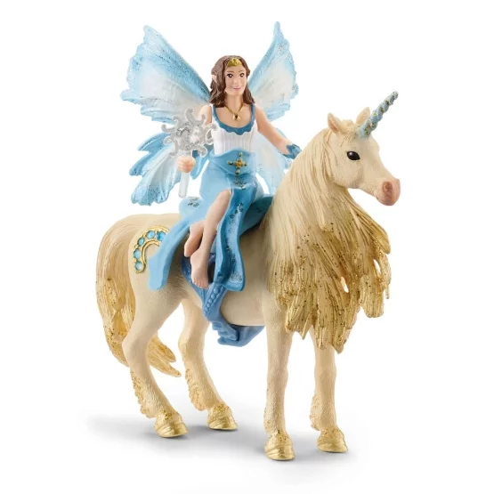Schleich Eyela's Ride on Gold Unicorn