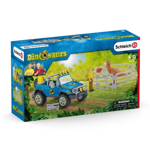 Schleich Off-road vehicle with Dino outpost