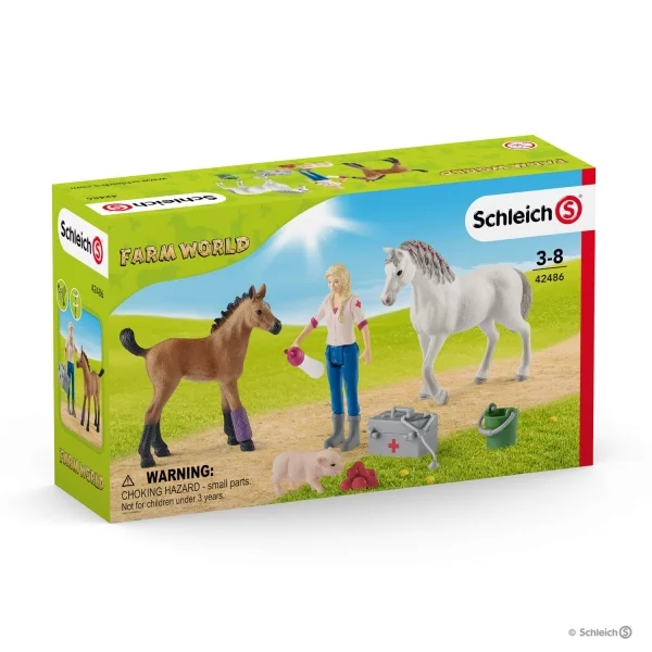 Schleich Doctor's visit to mare and foal