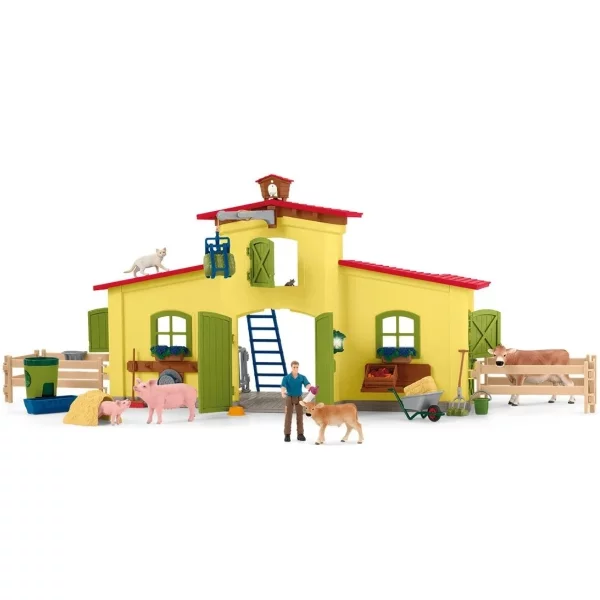 Schleich Large Stable with Animals and Accessories