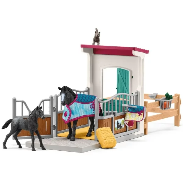 Schleich Horse Box with Mare and Foal