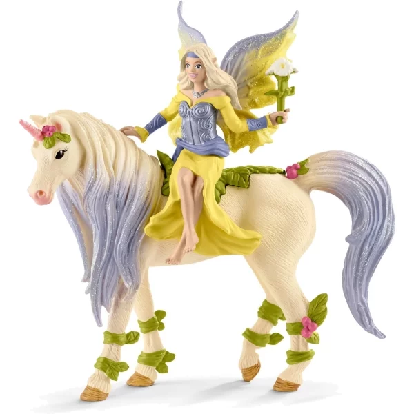 Schleich Fairy Sera with blossom unicorn