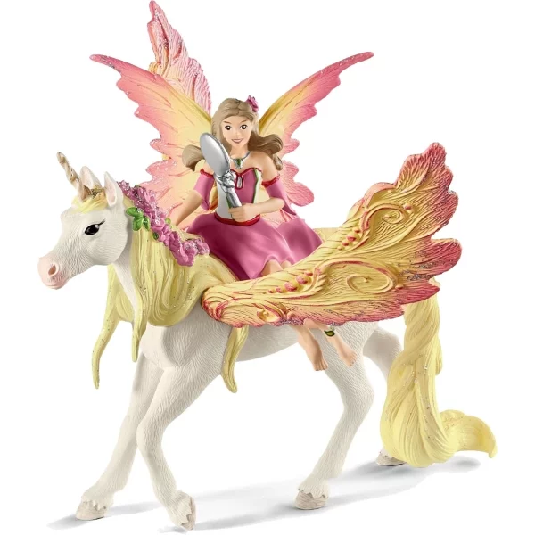 Schleich Fairy Feya with Pegasus unicorn