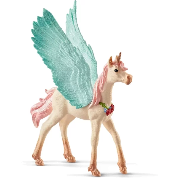 Schleich Decorated unicorn Pegasus, foal